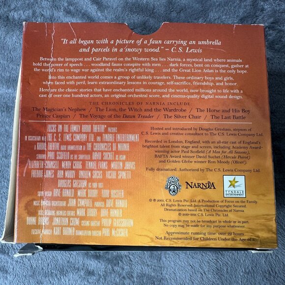 Chronicles of Narnia Radio Theatre Audio Drama 19 CD Complete Set C.S. Lewis - Picture 5 of 13